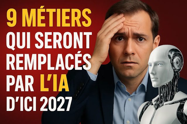 IA : 9 métiers remplacés par l’intelligence artificielle d'ici 2027