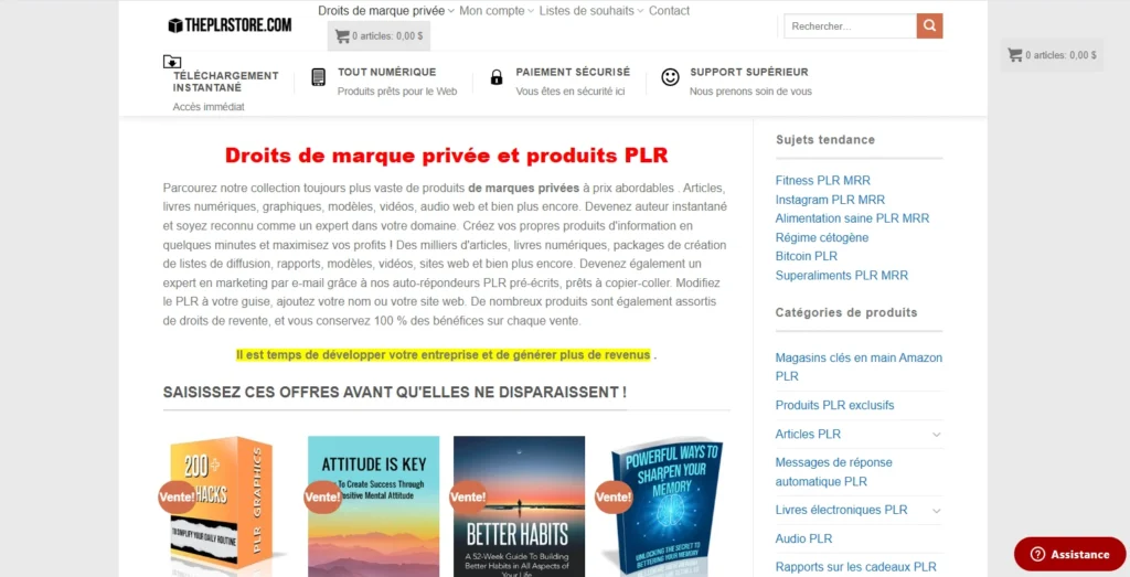 Sites pour trouver et revendre des produits digitaux