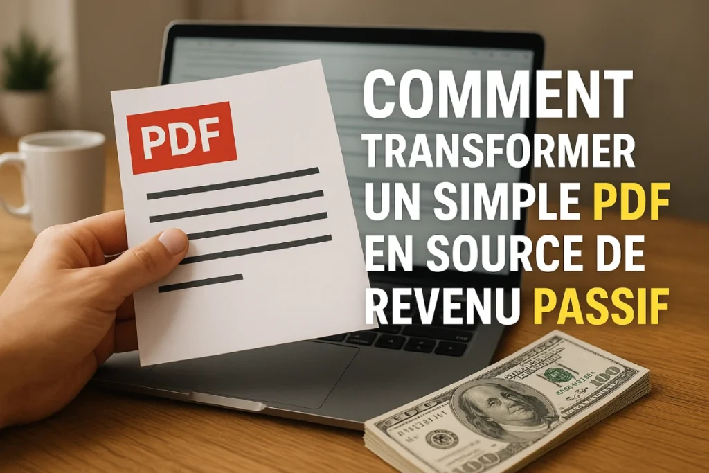 Comment transformer un simple PDF en source de revenu passif