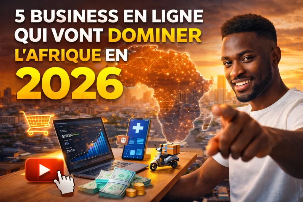 5 Business en ligne qui vont dominer l'Afrique en 2026